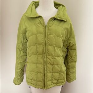 Columbia Women's Green Core Long Sleeve Puffer Coat Size L